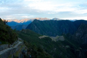 First View of Machu Picchu